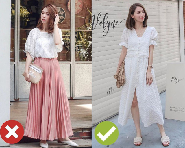 Váy dáng dài không biết kết hợp dễ mắc lỗi đối với cô nàng dáng cao